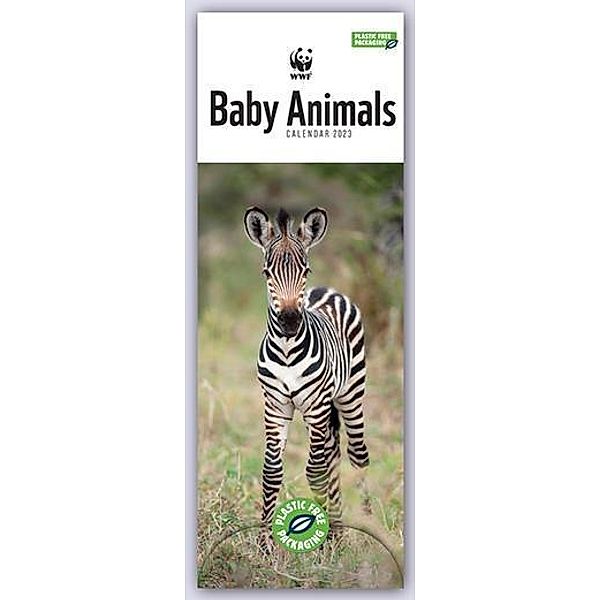 WWF Baby Animals - Tierjunge - Tierbabys 2023, Carousel Calendar