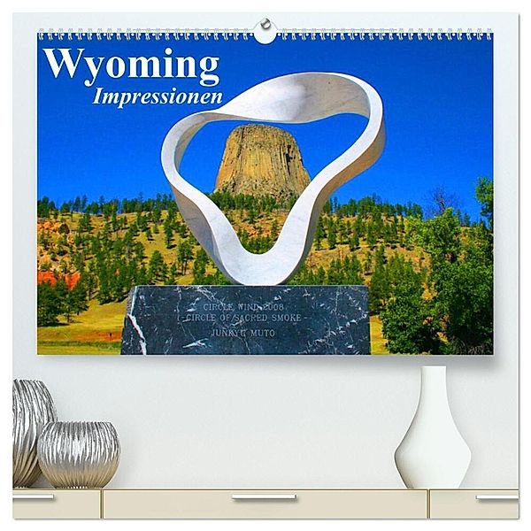 Wyoming - Impressionen (hochwertiger Premium Wandkalender 2024 DIN A2 quer), Kunstdruck in Hochglanz, Elisabeth Stanzer