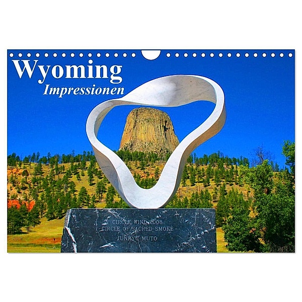Wyoming - Impressionen (Wandkalender 2024 DIN A4 quer), CALVENDO Monatskalender, Elisabeth Stanzer