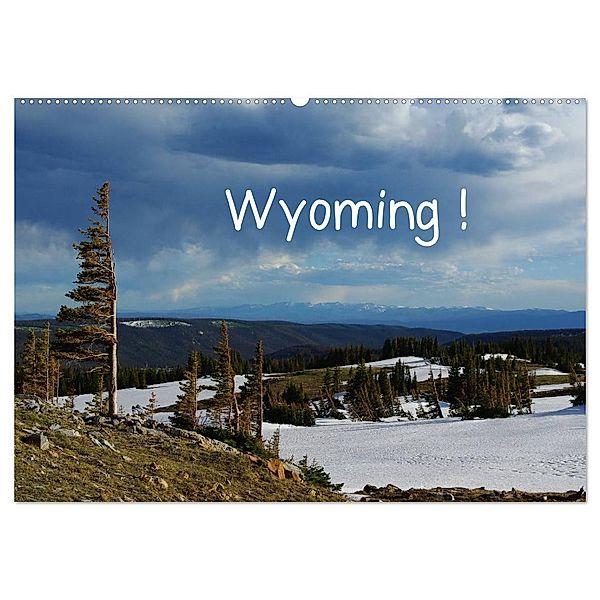 Wyoming! (Wandkalender 2024 DIN A2 quer), CALVENDO Monatskalender, Claudio Del Luongo