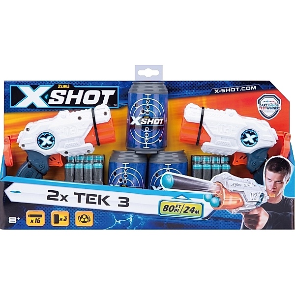 X-SHOT TEK 3 2er Set mit Dosen