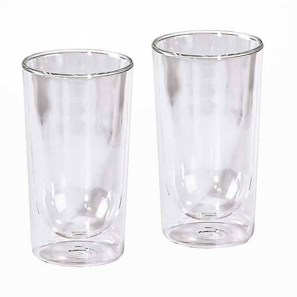 Xavax Latte-Macchiato-Glas, doppelwandig, 2 Stück