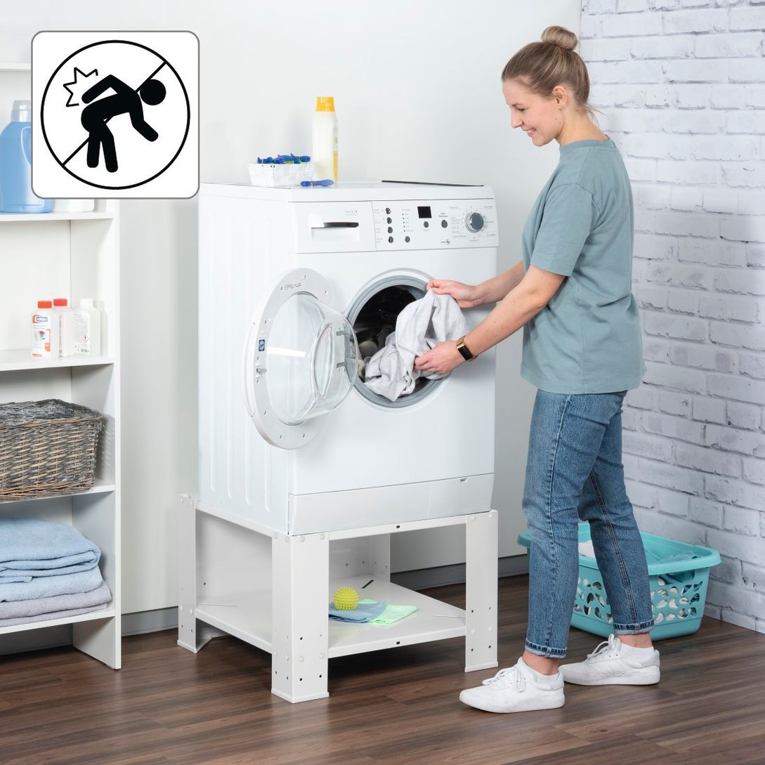 Xavax Waschmaschinen-Unterschrank 60x60 cm mit Ablage, 40cm Höhe, 150kg  Traglast | Weltbild.de