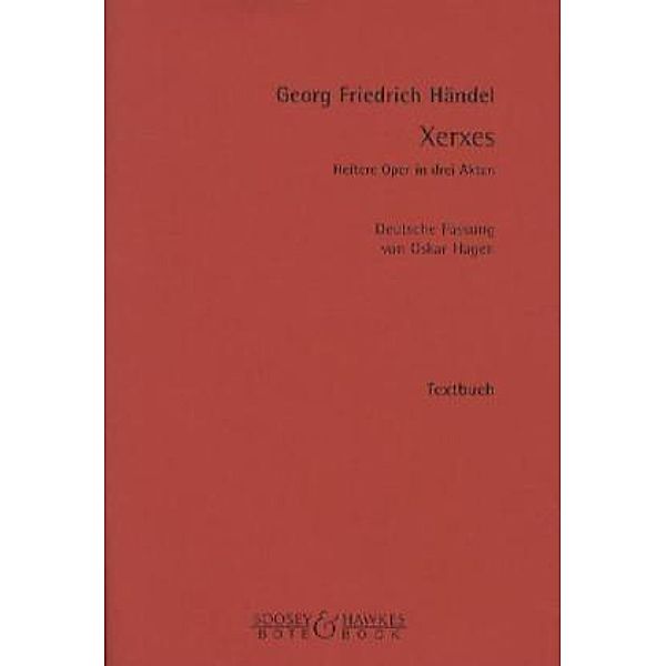 Xerxes, Georg Friedrich Händel