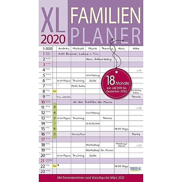 XL Familienplaner 2020