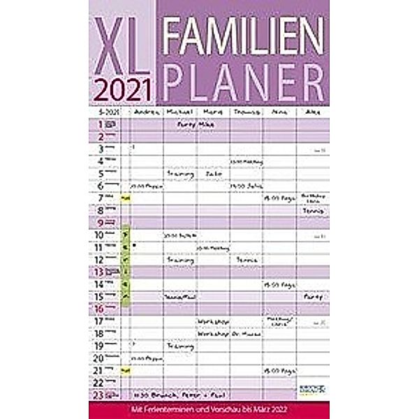 XL Familienplaner 2021