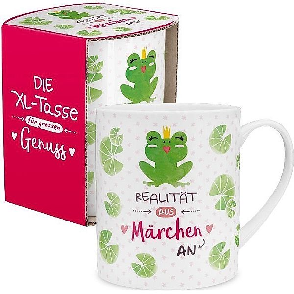 XL-Tasse mit Märchen Frosch