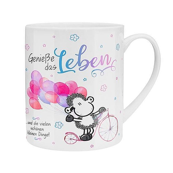 XL-Tasse mit Spruch Geniesse das Leben