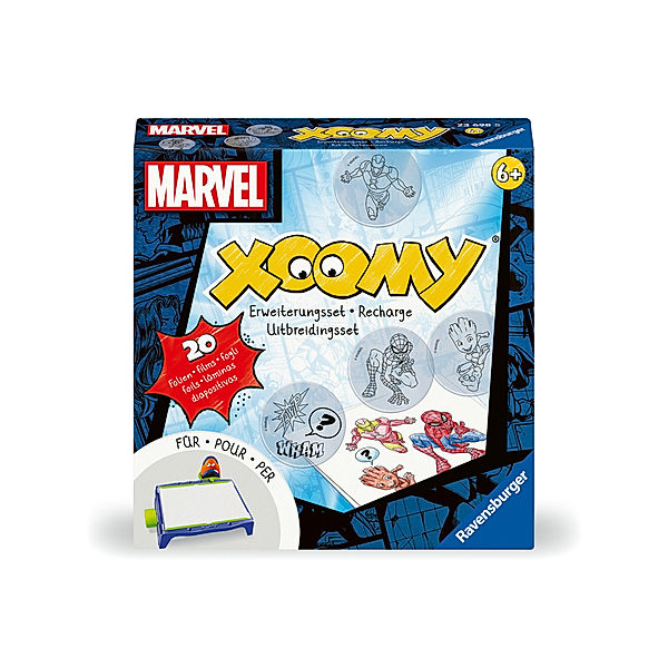 Ravensburger Verlag Xoomy® MOTIVFOLIEN - MARVEL 20 Folien