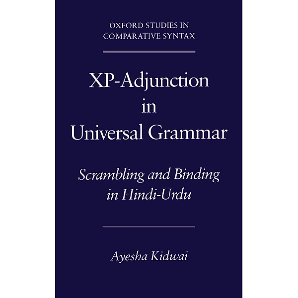 Xp-Adjunction in Universal Grammar, Ayesha Kidwai