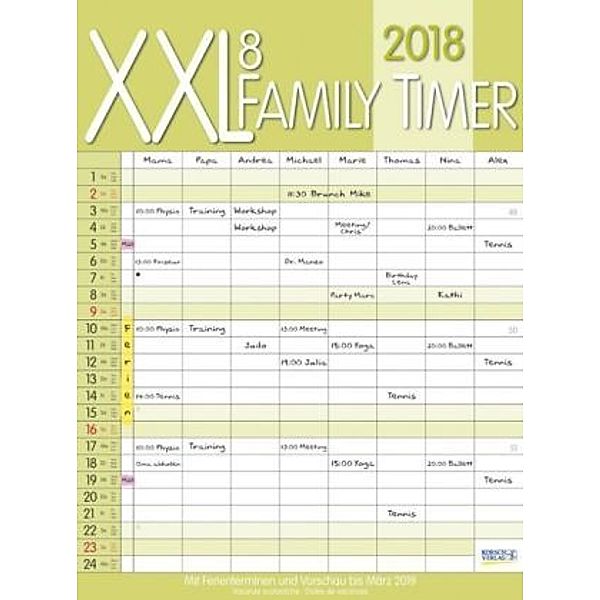 XXL Family Timer 8, 2018
