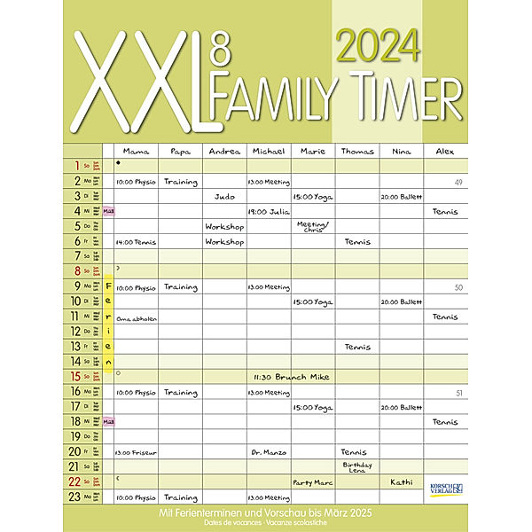 XXL Family Timer 8 2024