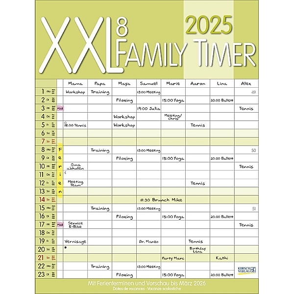 XXL Family Timer 8 2025