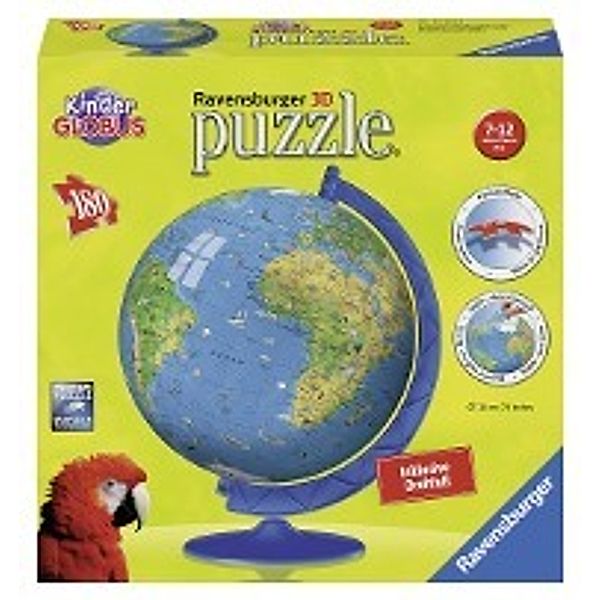 XXL Kindererde 3D Puzzle-Ball 180 Teile