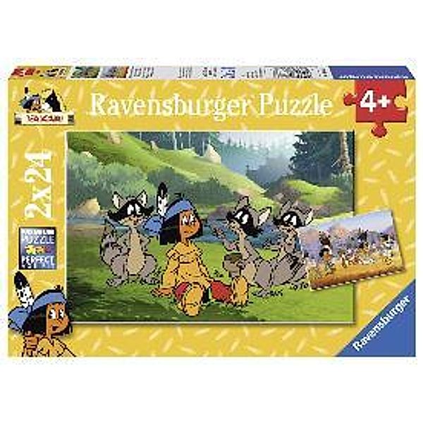 YAK: Yakari u.seine Freunde Puzzle 2 x 24 Teile