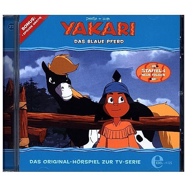 Yakari - Das blaue Pferd,1 Audio-CD, Yakari