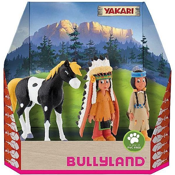 Bullyworld Yakari Geschenk-Box 3 St., Spielfigur