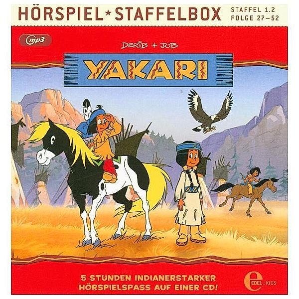 Yakari - Staffelbox,1 MP3-CD, Yakari