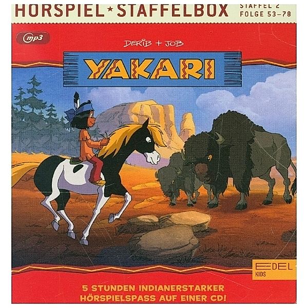 Yakari - Staffelbox.Box.2,1 MP3-CD, Yakari