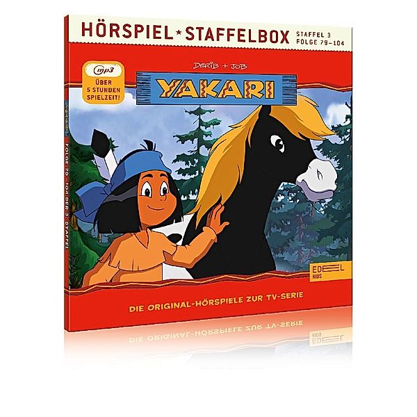 Yakari - Staffelbox.Box.3,1 MP3-CD, Yakari
