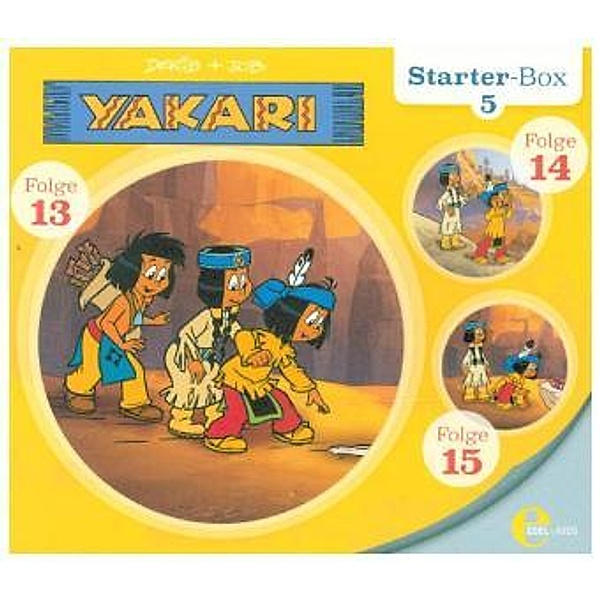 Yakari - Starter-Box, 3 Audio-CD, Yakari