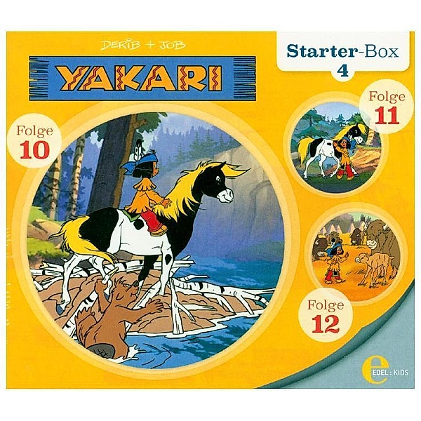 Yakari - Starter-Box.Box.4,3 Audio-CDs, Yakari
