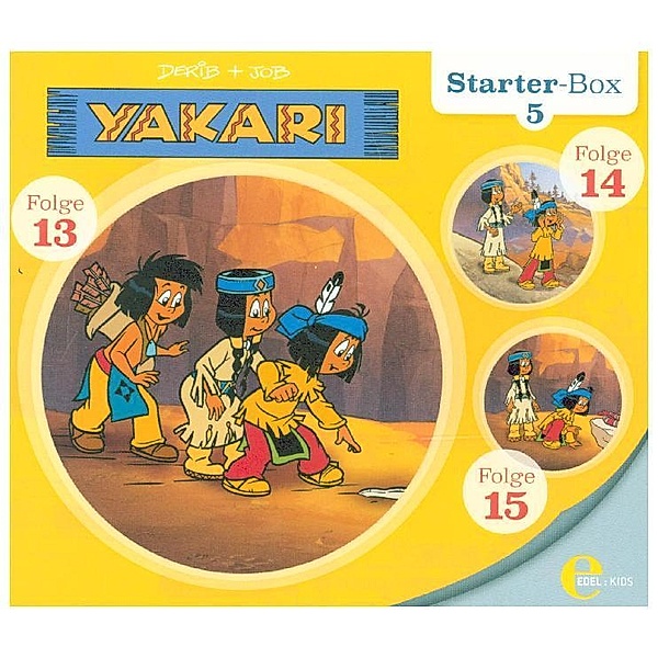Yakari - Starter-Box.Box.5,3 Audio-CD, Yakari
