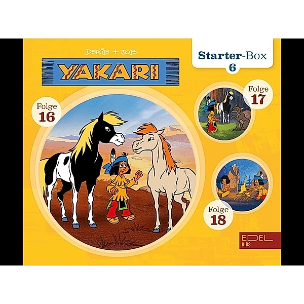 Yakari - Starter-Box.Box.6,3 Audio-CD, Yakari
