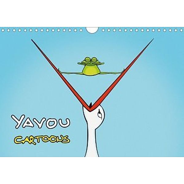 Yavou Cartoon-Kalender (Wandkalender 2020 DIN A4 quer)