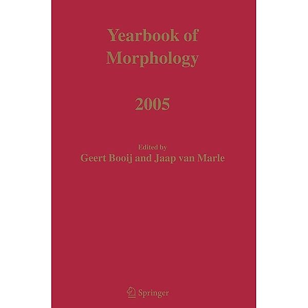 Yearbook of Morphology 2005 / Yearbook of Morphology