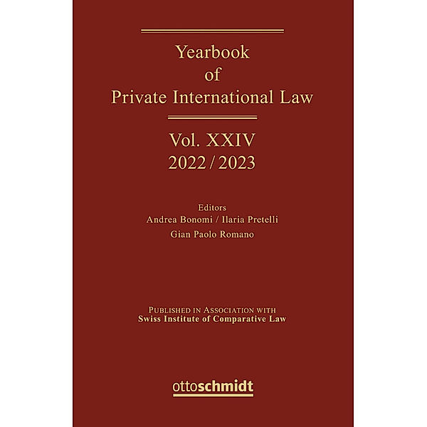 Yearbook of Private International Law Vol. XIV - 2022/2023