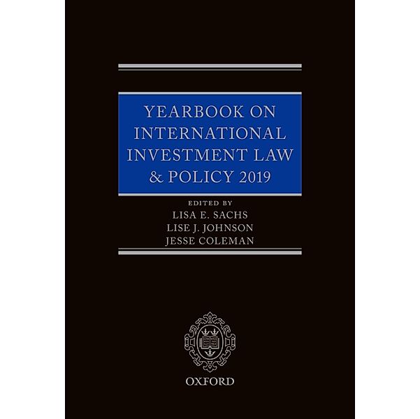 Yearbook on International Investment Law & Policy 2019