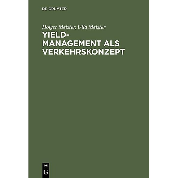Yield-Management als Verkehrskonzept / Jahrbuch des Dokumentationsarchivs des österreichischen Widerstandes, Holger Meister, Ulla Meister