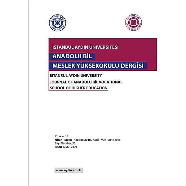 Yıl Year: 13 Nisan - Mayıs - Haziran 201: Istanbul Aydin Universitesi