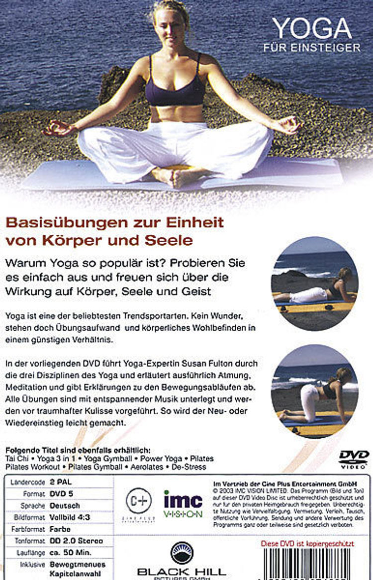 Yoga für Einsteiger DVD jetzt bei Weltbild.de online bestellen