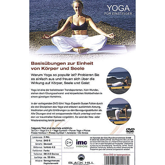 Yoga für Einsteiger DVD jetzt bei Weltbild.de online bestellen