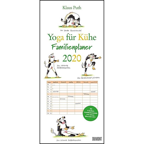 Yoga für Kühe Familienplaner 2020, Klaus Puth