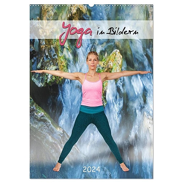 Yoga in Bildern (Wandkalender 2024 DIN A2 hoch), CALVENDO Monatskalender, Andy Nowack