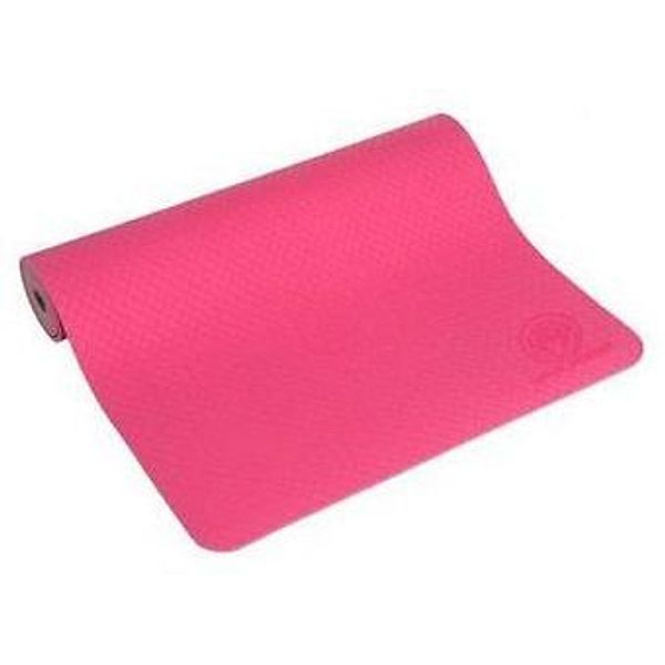 Yogamatte TPE rosa / hellgrau