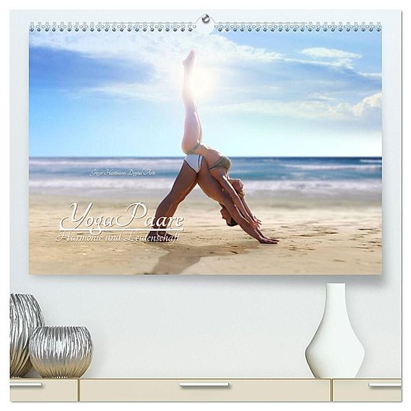 YogaPaare (hochwertiger Premium Wandkalender 2024 DIN A2 quer), Kunstdruck in Hochglanz, Gregor Hartmann