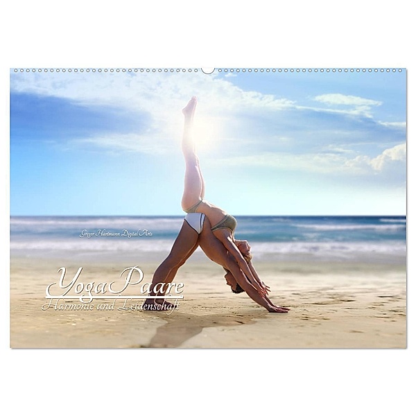 YogaPaare (Wandkalender 2024 DIN A2 quer), CALVENDO Monatskalender, Gregor Hartmann