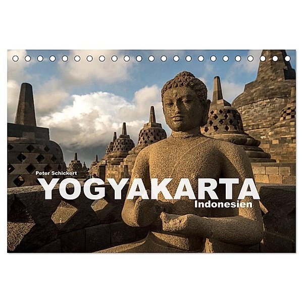 Yogyakarta - Indonesien (Tischkalender 2024 DIN A5 quer), CALVENDO Monatskalender, Peter Schickert