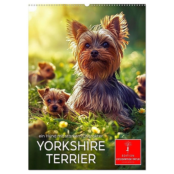 Yorkshire Terrier - ein Hund mit starkem Charakter (Wandkalender 2025 DIN A2 hoch), CALVENDO Monatskalender, Calvendo, Peter Roder