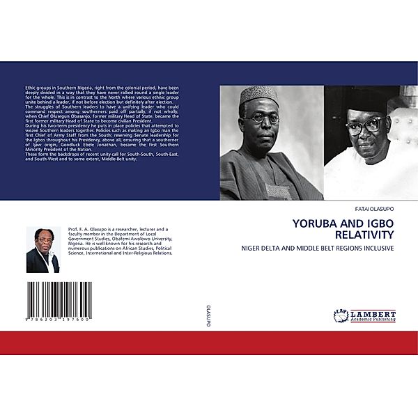 YORUBA AND IGBO RELATIVITY, Fatai Olasupo