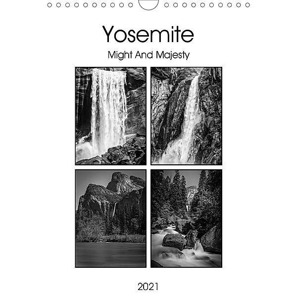 Yosemite - Might And Majesty (Wall Calendar 2021 DIN A4 Portrait), Gareth Burge Photography