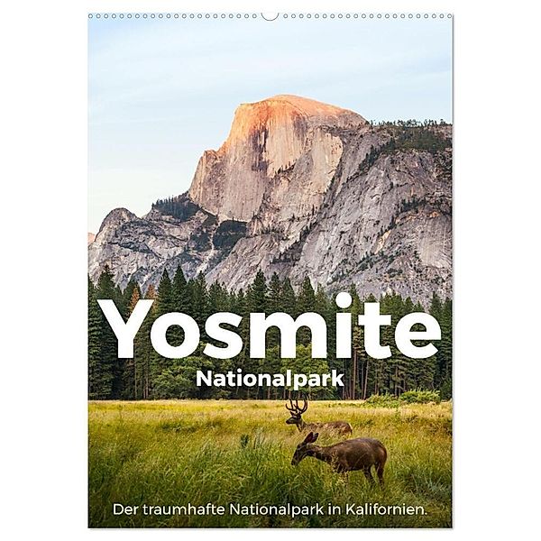 Yosemite Nationalpark - Der traumhafte Nationalpark in Kalifornien. (Wandkalender 2024 DIN A2 hoch), CALVENDO Monatskalender, M. Scott