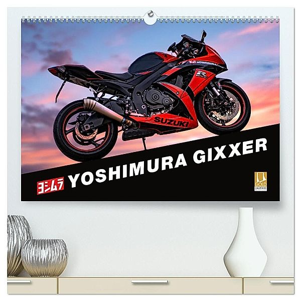 Yoshimura Gixxer Limited Edition (hochwertiger Premium Wandkalender 2024 DIN A2 quer), Kunstdruck in Hochglanz, Frank Paul Kaiser