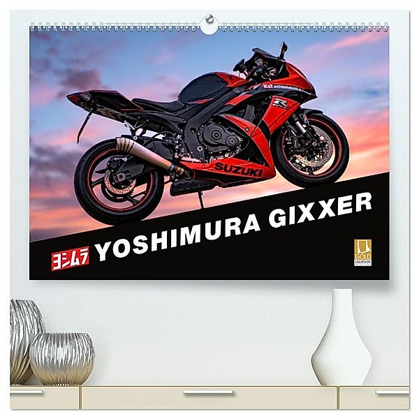 Yoshimura Gixxer Limited Edition (hochwertiger Premium Wandkalender 2025 DIN A2 quer), Kunstdruck in Hochglanz, Calvendo, Frank Paul Kaiser