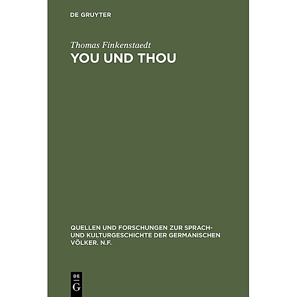 You und thou, Thomas Finkenstaedt