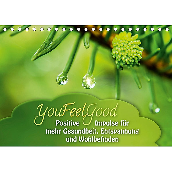 YouFeelGood - Positive Impulse f?r mehr Gesundheit, Entspannung und Wohlbefinden (Tischkalender 2019 DIN A5 quer), Gaby Shayana Hoffmann
